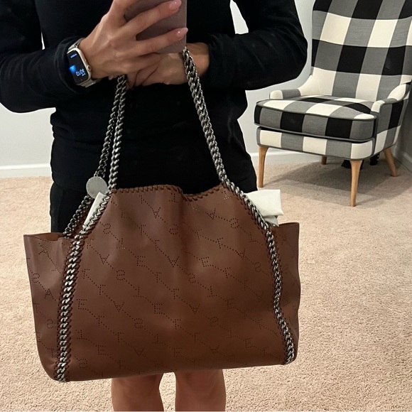 Stella McCartney Falabella Reversible Tote Perforated Faux Leather - Picture 8 of 13